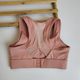 High strength ~ beautiful back mesh sports bra women's quick-drying anti-sagging push-up bra running shock-proof yoga vest