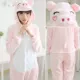 Phim hoạt hình khủng long động vật một mảnh đồ ngủ nữ mùa đông Pikachu phần mỏng vài san hô flannel trưởng thành nam mùa đông bộ bông ấp áp mùa đông nam nữ