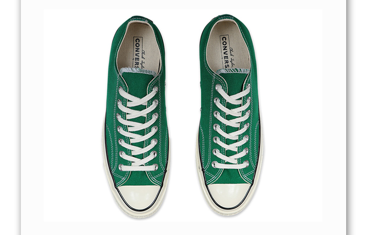 Miss Jin Converse Converse Samsung tiêu chuẩn giày vải thấp màu xanh lá cây 162057C 161443C giày thể thao trẻ em