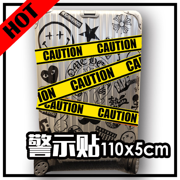 fragile suitcase sticker