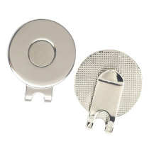 New Golf Cap Clip Ball Position Mark Mark Mark Drop-off Position Mark Tee Ball T Mark Silver