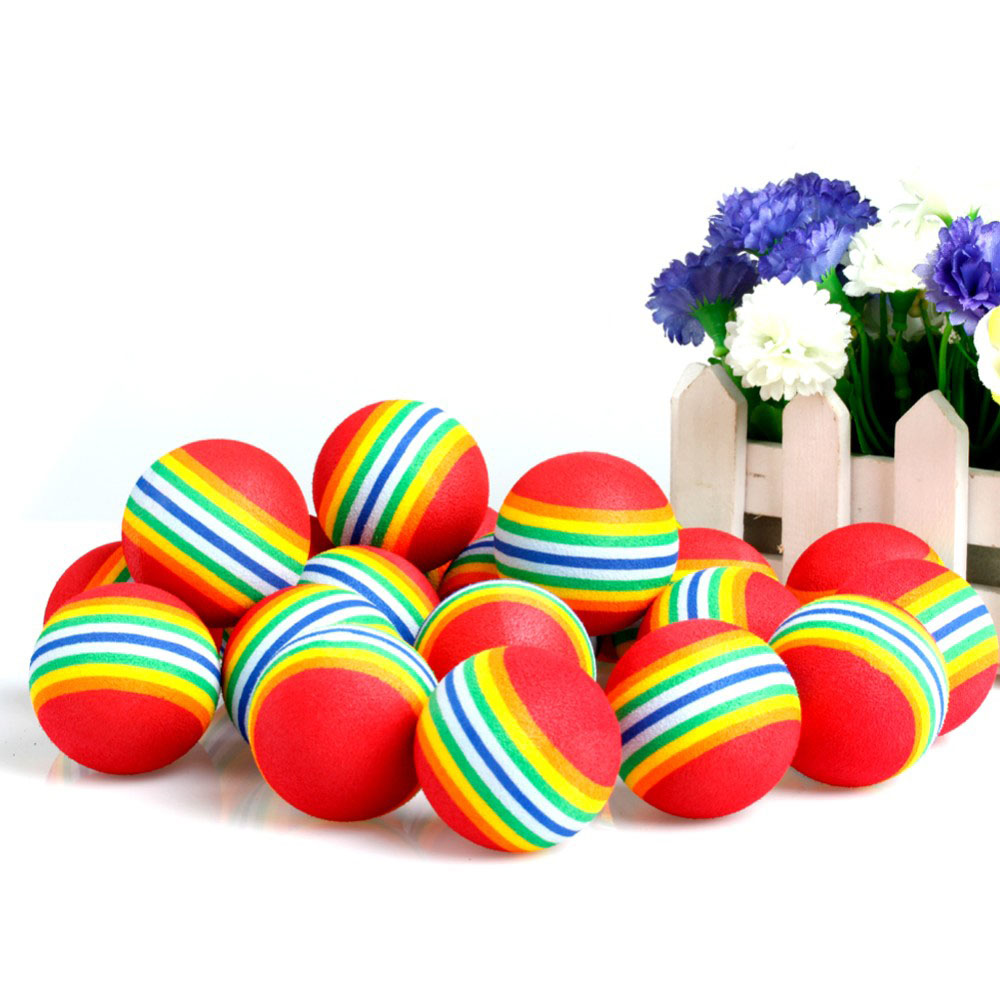 Golf color EVA ball indoor sponge soft ball foam ball GOLF practice ball children's toy ball