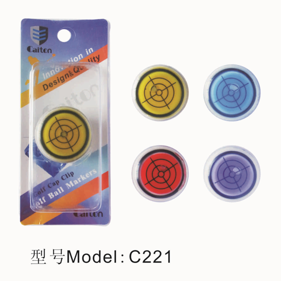  Golf round gradienter cap clip ball position mark mark mark with gradienter feature special price-Taobao