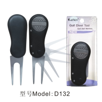 Golf Guling fork with MARK golf magnetic mark goaling fork repair tool with ball MARK