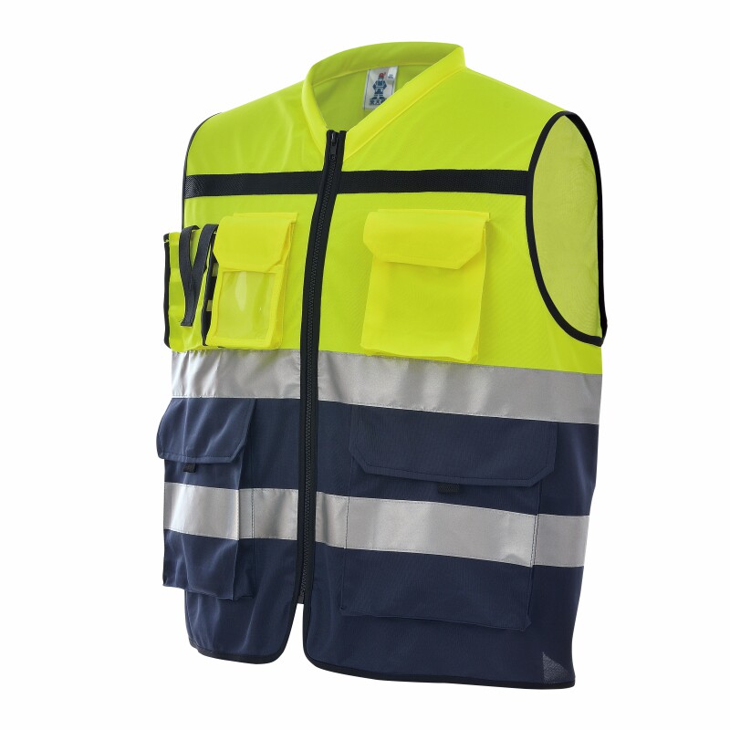 Great Uncle A555 yellow reflective vest 3M Visual A516 upgrade Versatile Multi-Pocket Reflective Clothing