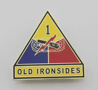 United States ARMY US ARMY First Armored Division Badge ASU with Badge