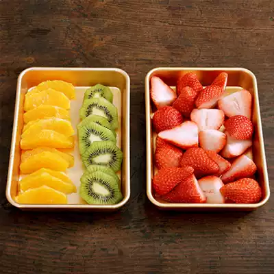 Japan imported Hokuriku metal aluminum gold tray Food cooking plate Baking plate Fruit dinner plate pickled meat pickled plate