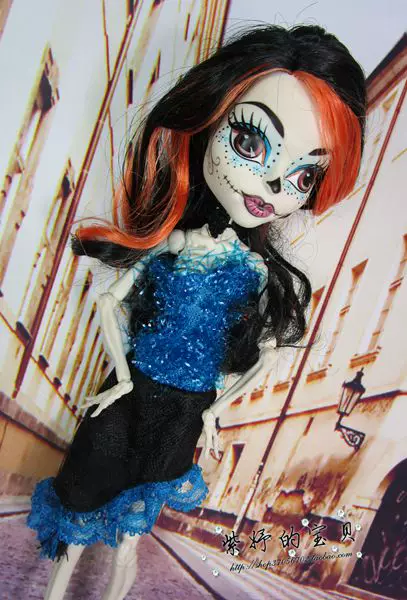 Monster High Одежда Monster HIGH Monster High Zombie Penal Doll Маленькое платье