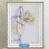 14ct 2 ход голубей серой вышивка бесплатная покраска сетка.