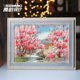 Ten grid cross stitch dmc embroidery thread kit 2024 new March Ade original design romantic blossoms cherry