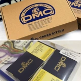 十格格 Французская ручная монополия DMC Cross Stitch Освежающая точная печать живопись цветочная бабочка лилия из долины