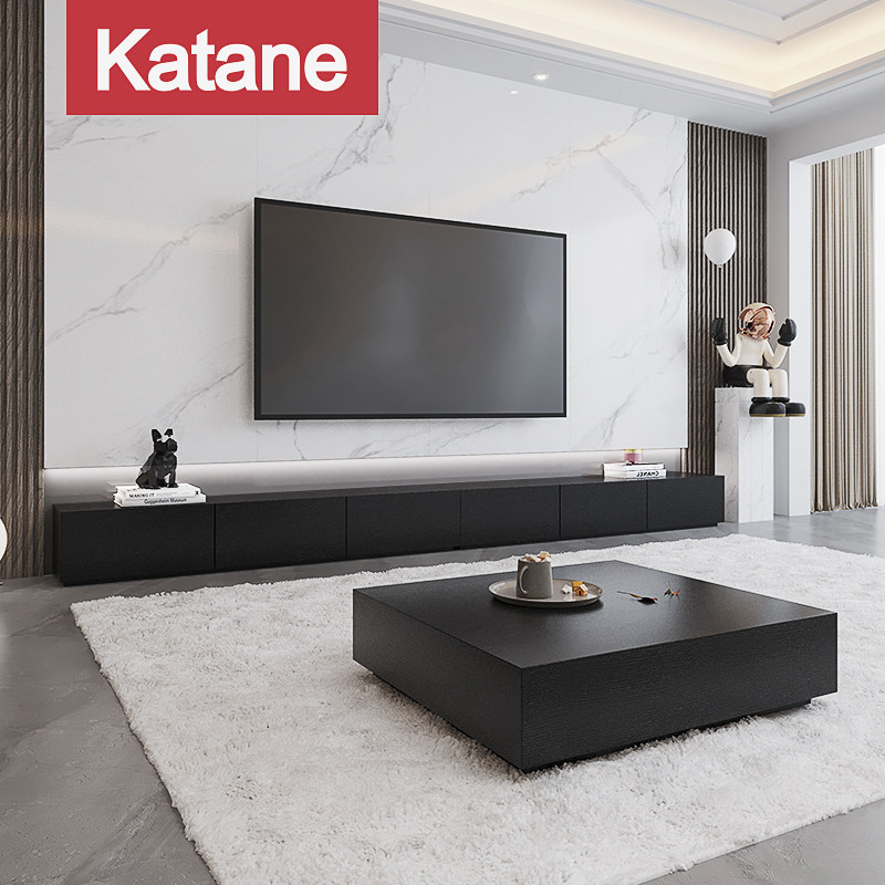 Modern simple small family TV cabinet tea table combination living room creative furniture personalized tea table Nordic simple tea table