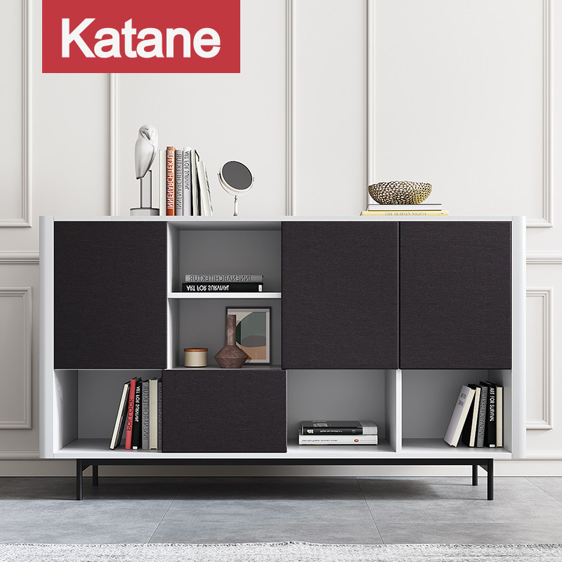 Kattani Modern Minimalist Dining Cabinet Nordic Light Extravaganza Living-room Storage Cabinet Containing Cabinet Kitchenette Cabinet Kitchenette