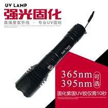 3W5W strong UV flashlight 365nm395nm Banknote Tested Amber Jewelry Fluorescent Scorpion UV Curing