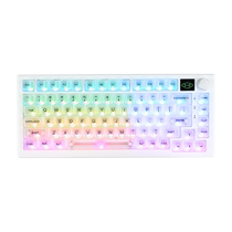 Ningmei GK71 mechanical keyboard electric race game wireless wired Bluetooth three-die hot-plugging transparent keycap girl