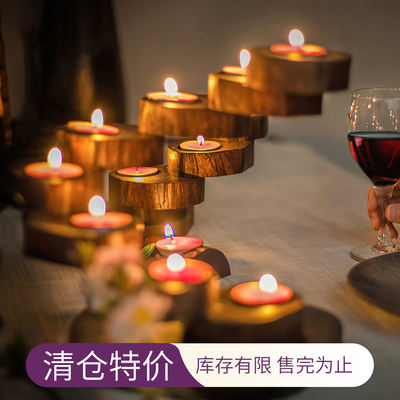 【 Clearance Sale 】 Vintage aromatherapy candlestick, candlelight, home dining table, wax table, rotating candlestick, decorative item