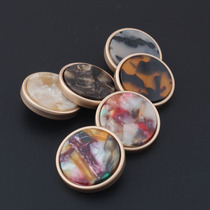 High-end fashion metal pearl face colorful suit coat windbreaker metal circular buttons