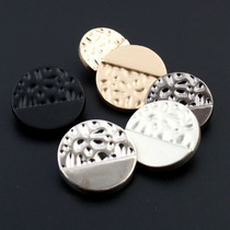 High-end two-sided suit men and women universal style jacket big clothes Western pants metal button shirt buckle