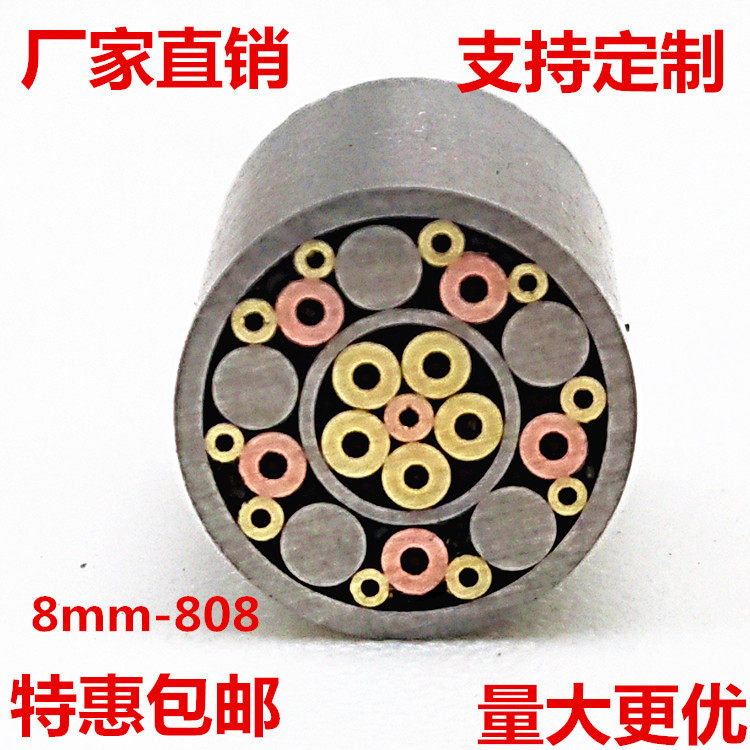 8mm mosaic rivet handle accessories tool rivet slingshot inlay rivet pure copper stainless steel flower nail 808