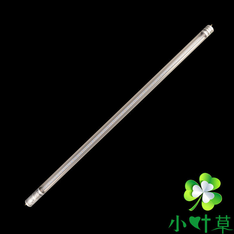T8LED灯管黄蓝白粉红光管鱼缸照明水草水族箱日光灯植物生长补光
