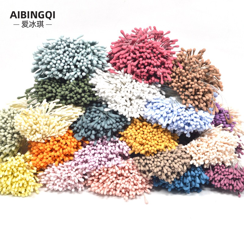 2mm420 root matt Han version Handmade flowers Material floral heart accessories Flower mens lace Core hair Hairpin