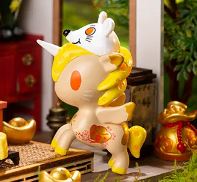 Фигурка в слепой коробке Tokidoki Unicorned Beast — коллекция знаков зодиака, 6 см