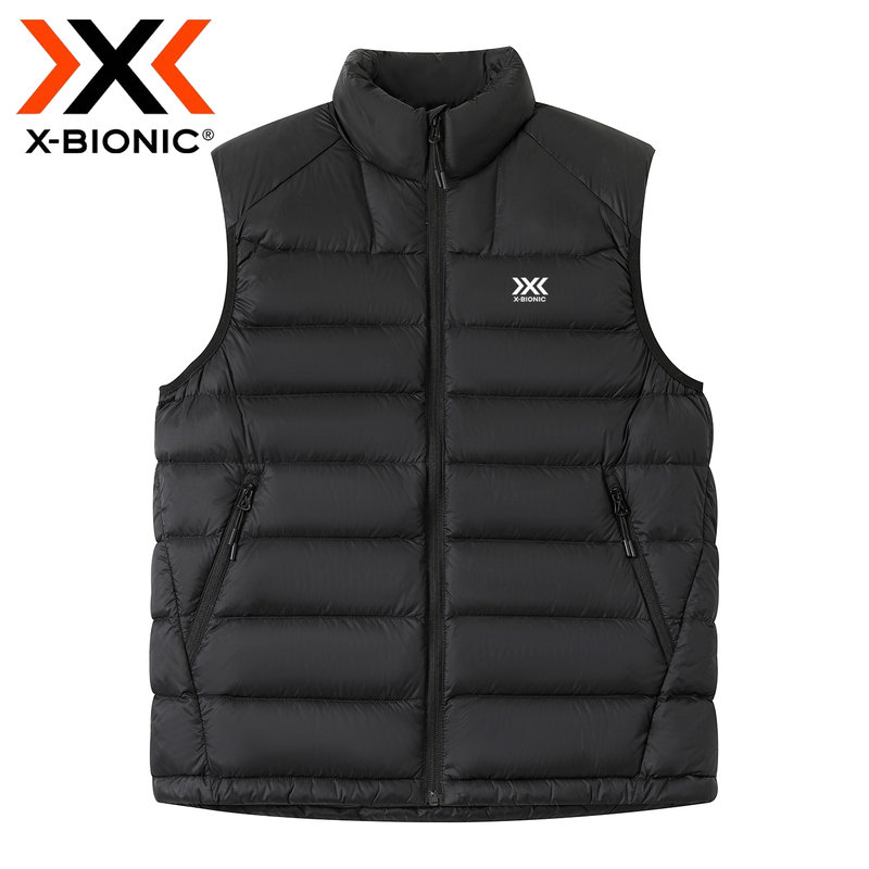 Xbionic down Vest Men's Stand-Up Collar Sleeveless 90 White Duck down Warm Vest Jacket Outdoor Sports Sleeveless Xbionic down Vest Men's Stand-Up Collar Sleeveless 90 White Duck down Warm Vest Jacket Outdoor Sports Sleeveless