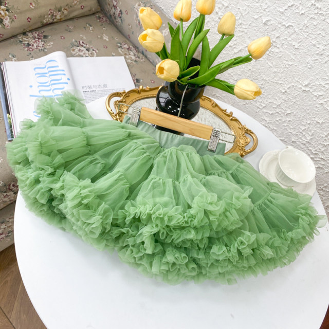 ເດັກຍິງ tutu skirt ຮຸ່ນທີສອງ tutu skirt bunny bulging princess plus puff skirt cake skirt tutu skirt clearance