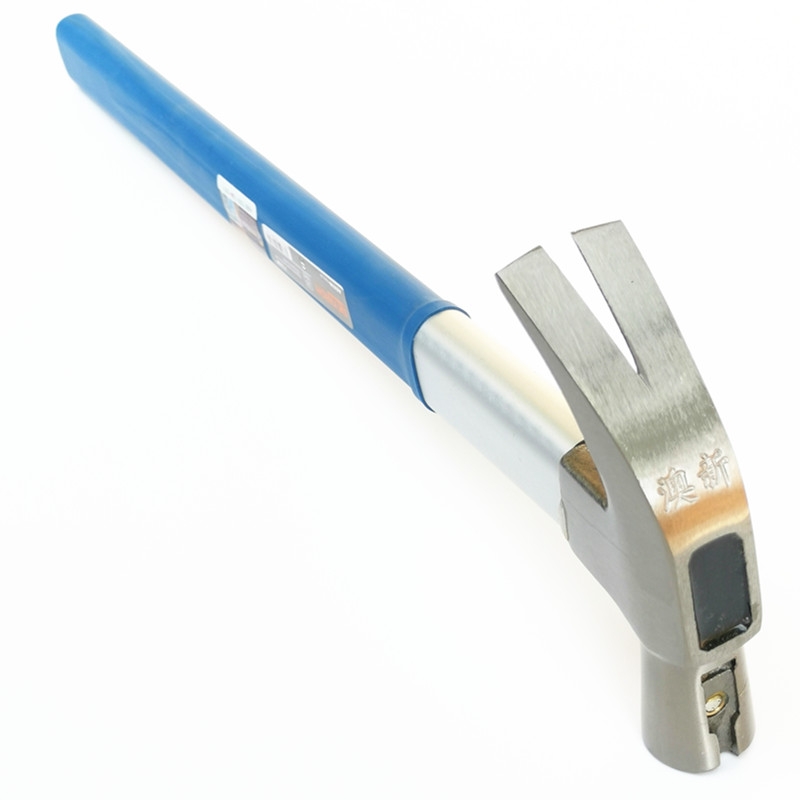 Hammer Tool ANZ Sheep Corner Hammer Woodworking Iron Hammer head Thai Hemp Face Hammer 8 Two No U-turn Anti-break handle