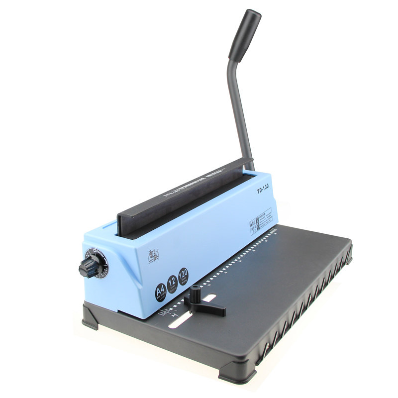 34 Square Hole Iron Ring Dress Booking Machine Desk Calendar Punching Machine Hanging Calendar bookbinding machine double coil binding