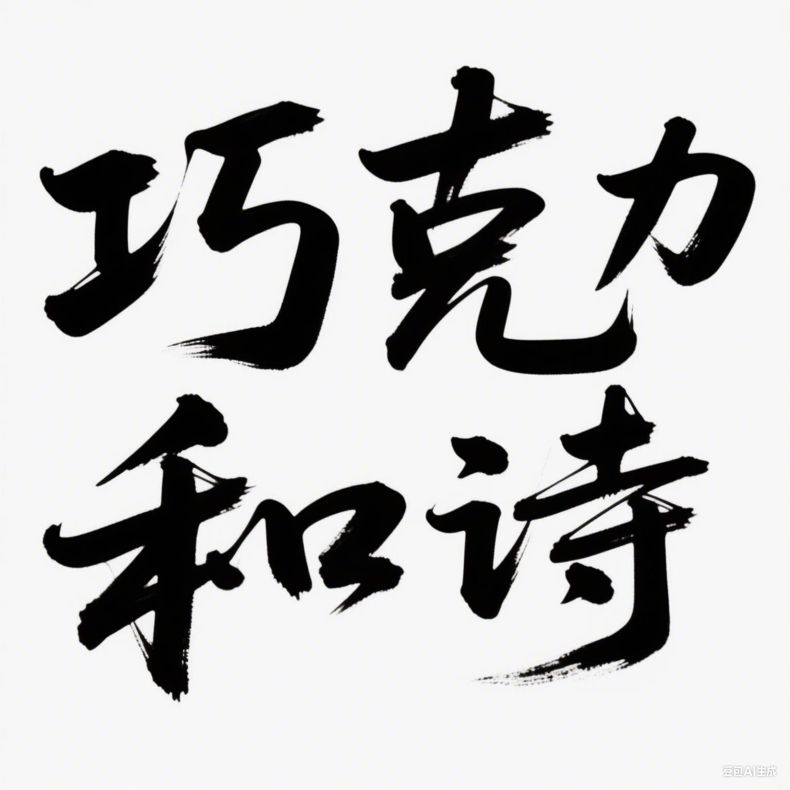 巧克力和诗的LOGO