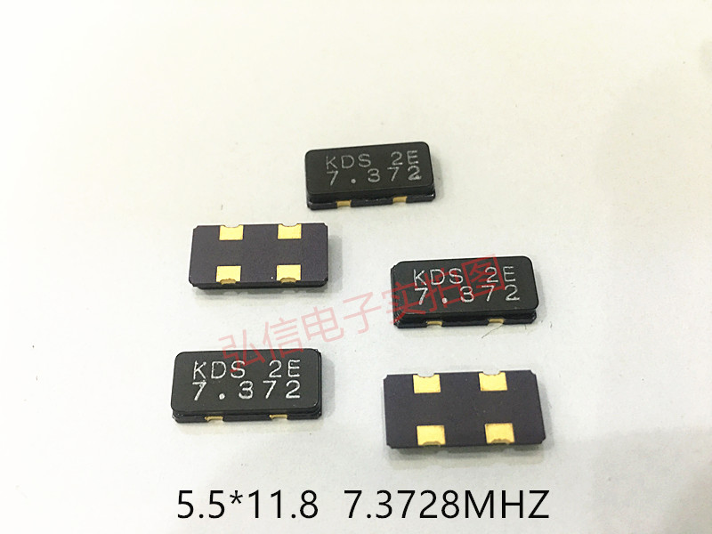 Patch KDS crystal oscillator 5 5 * 11 8 7 3728MHZ Passive quartz crystal 11 8 * 5 5 7 3728M