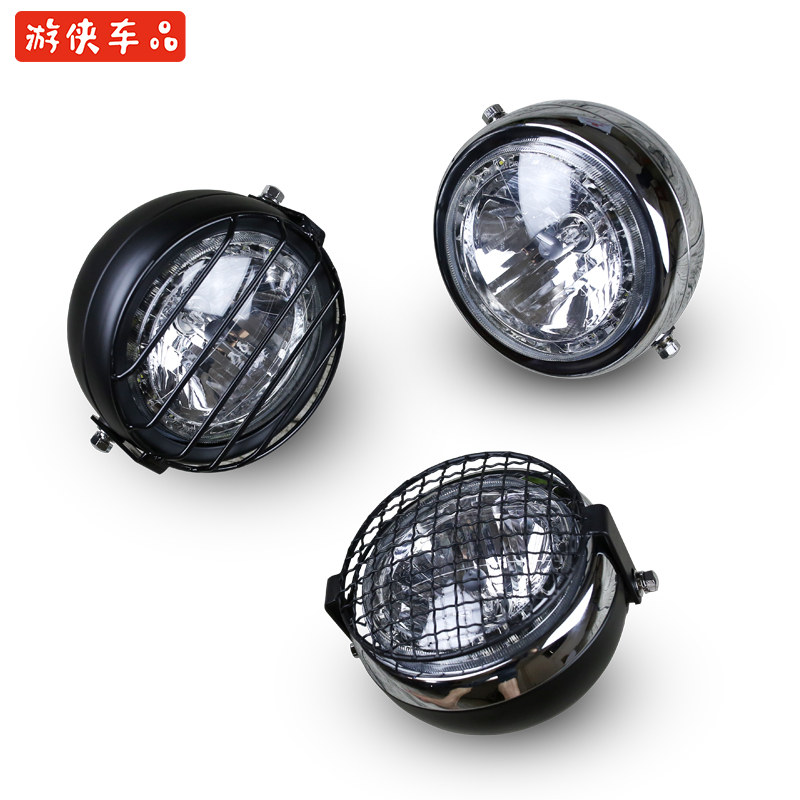 Ranger GN Tianjun V Caweek8 retro motorcycle modified 6.5 inch LED headlights daytime headlamps