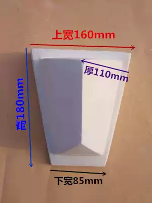 Gypsum background wall Curved lines Middle decoration key lock arch Arc shape corner flower buckle line beam bracket European style