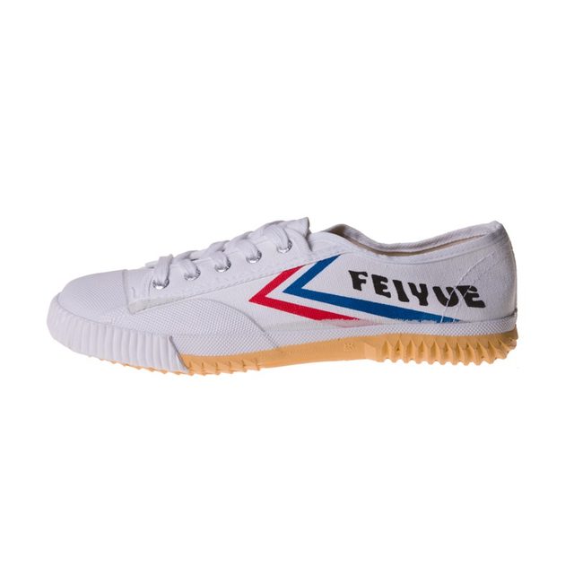 Feiyue/Leap Classic Edition ເກີບສີຂາວເກີບສິລະປະການຕໍ່ສູ້ ເກີບກິລາ ແລະເກີບສະຫນາມກິລາເກີບ Canvas ເກີບຜູ້ຊາຍແລະແມ່ຍິງການທົດສອບຮ່າງກາຍເກີບ