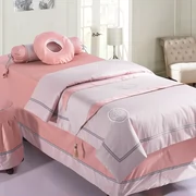 Noumea lụa bông denim bedspread vẻ đẹp massage thẩm mỹ viện giường vẻ đẹp dành riêng gia đình châu Âu bốn custom-made - Trang bị tấm