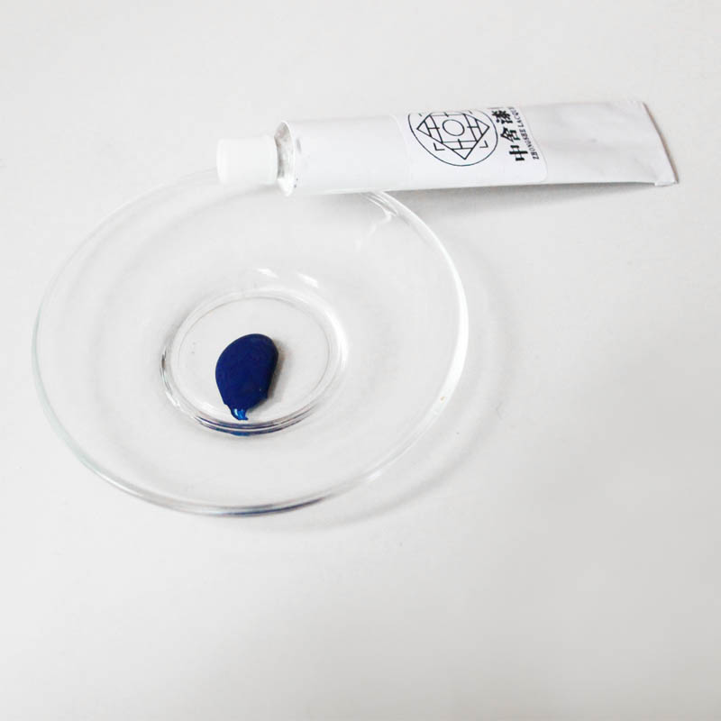 Blue Large Lacquer Middle House Lacquer Art Gold materials Lacquer Art Lacquer Tools Materials Lacquered Ware Materials