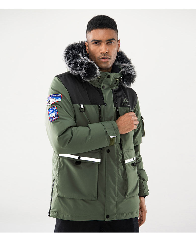 凯乐石 420克鹅绒 男重装羽绒服 抗寒-50℃ 图26