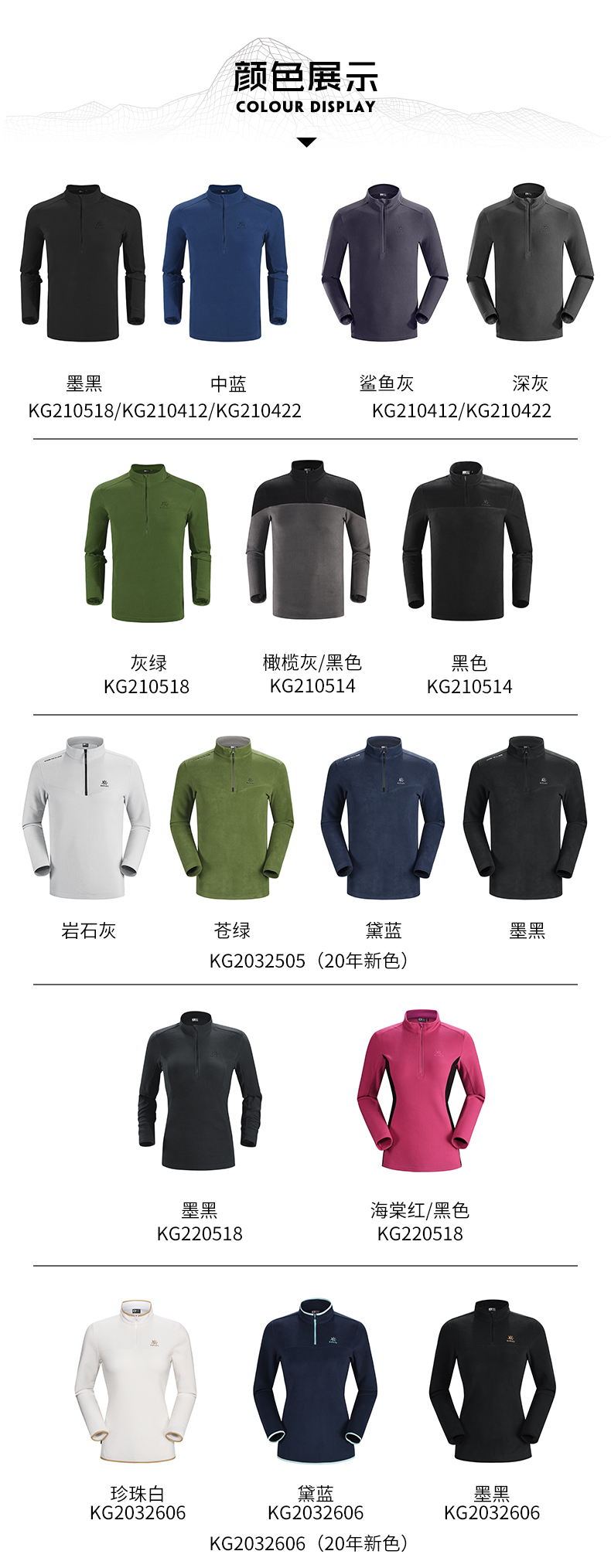 凯乐石 Polartec 100面料 男女轻暖无静电抓绒 图7