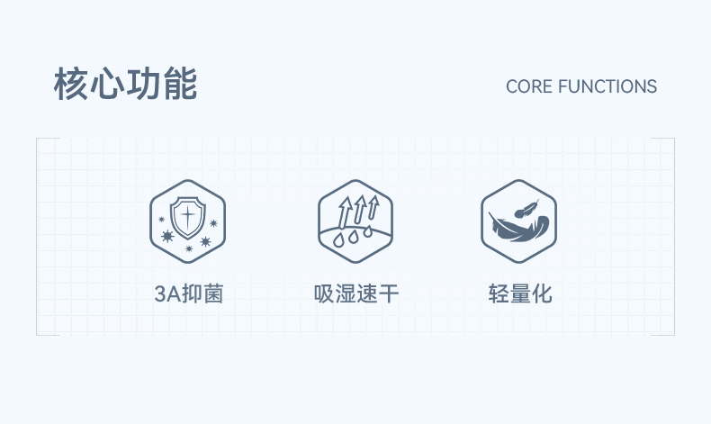 凯乐石 男女 AAA抑菌 运动速干T恤 图4