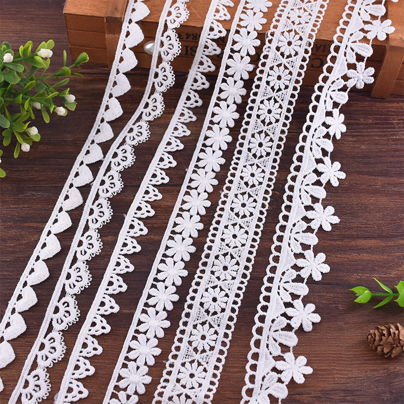 New embroidered lace handmade DIY accessories Glass Bottles Decoration Items Clothing Accessories Kindergarten Children Handmade