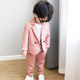 Spring handsome children's clothing, children's suits, Korean style trendy boys' two-piece sets, children's flower girl catwalk dresses