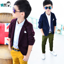 Spring and autumn Korean childrens clothing Boy small suit jacket Childrens suit spring top