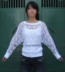 Nữ diễn viên lửa tùy chỉnh Hoa hồng Handmade Handmade Áo dài tay áo thun Áo len nữ Áo len đan 883 - Áo / áo thun áo len dáng dài Áo / áo thun