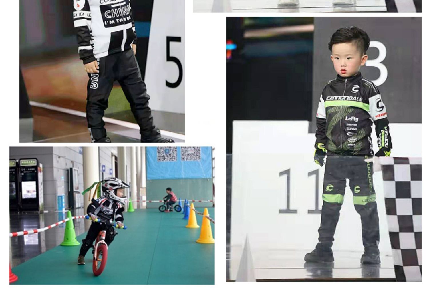 xe thăng bằng tacke Áo len ngắn tay mùa xuân và mùa hè thấm hút mồ hôi nhanh và quần áo trẻ em Jersey phù hợp với giày trượt patin cân bằng quần áo xe hơi - Smart Scooter xe điện ninebot