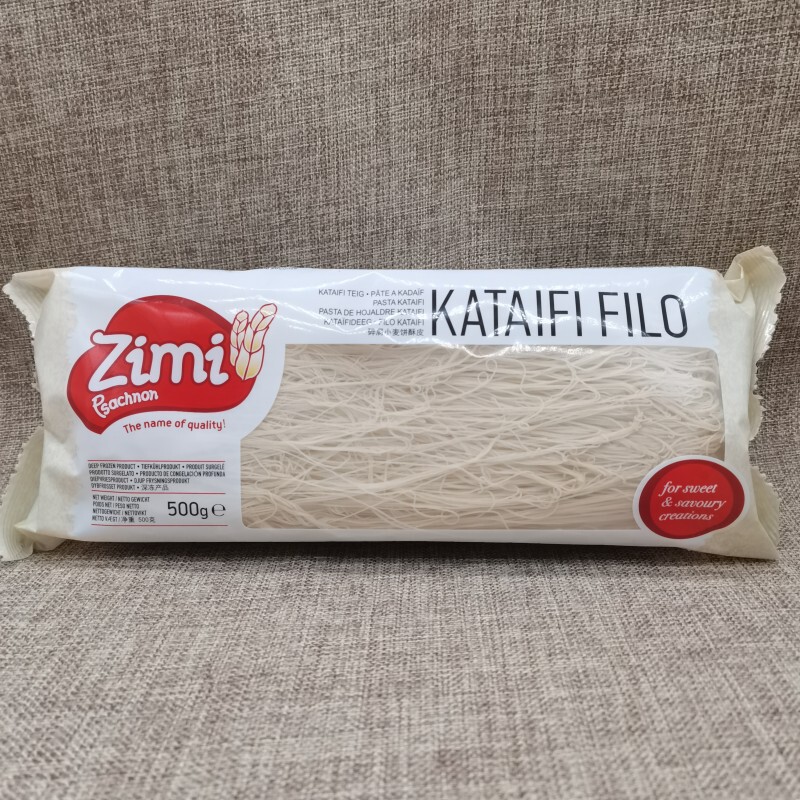 Greek Imported Zimi Brand Crispy Pastry 500g, Used for Shrimp Rolls, Dubai Chocolate Ingredients, Bread Shreds
