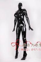  Latex clothing 3D three-dimensional cutting sexy rubber clothing Body shaping rubber clothing Latex tights All-inclusive tights