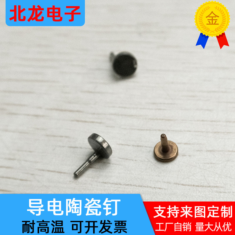 碳化硅陶瓷钉 导电陶瓷钉  低电阻 高耐腐蚀  可替代钨钢 可定制