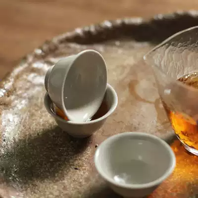 Yajitang Grass Wood ash glaze kung fu tea cup small cup tea cup Chaoshan kung fu tea accessories