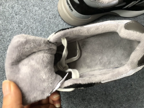 Туфли, флисовая удерживающая тепло спортивная повседневная обувь для отдыха, большой размер, из натуральной кожи